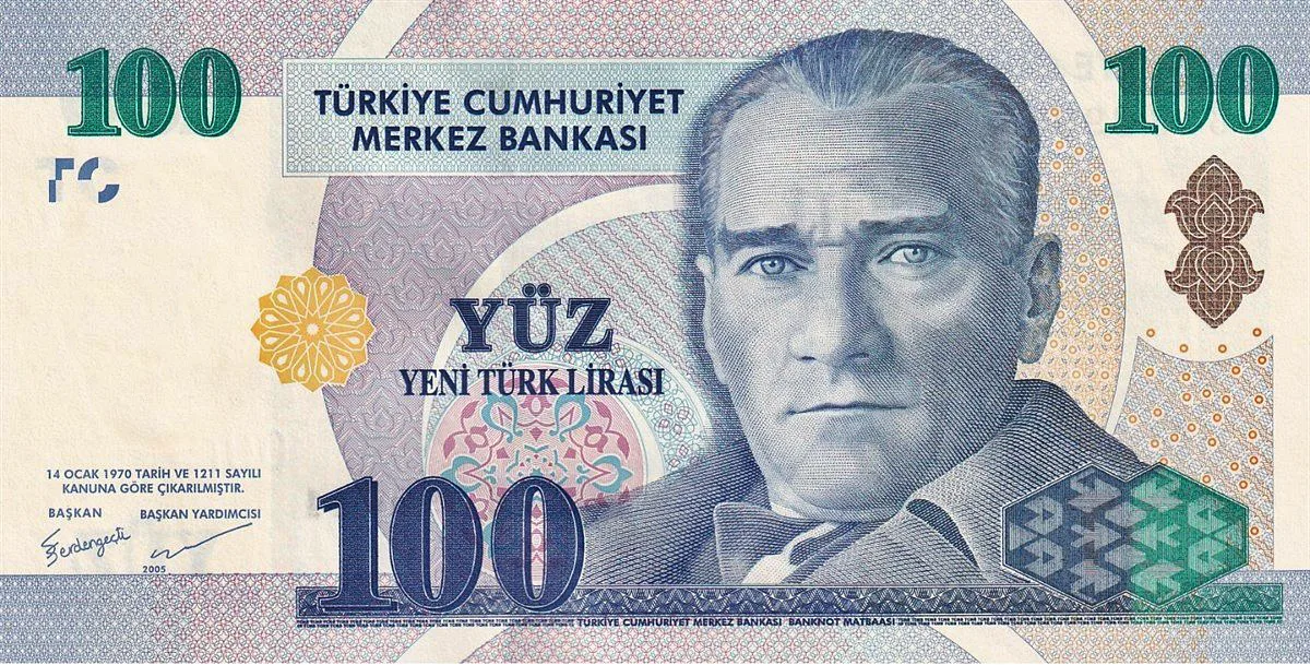 100 Yeni Türk Lirası
